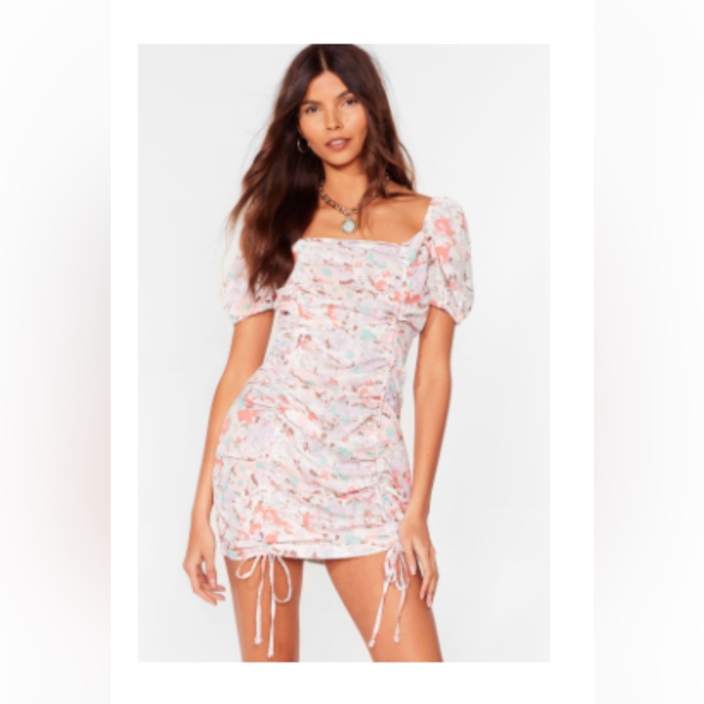 NWOT Nasty Gal Go Petal The Way Floral Mini Dress